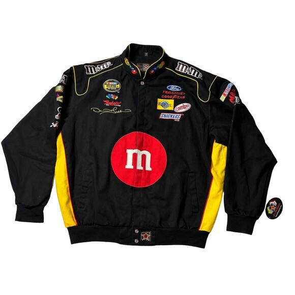 NWT M&M NASCAR jacket- Y2K brand new -2XL - Picture 1 of 13